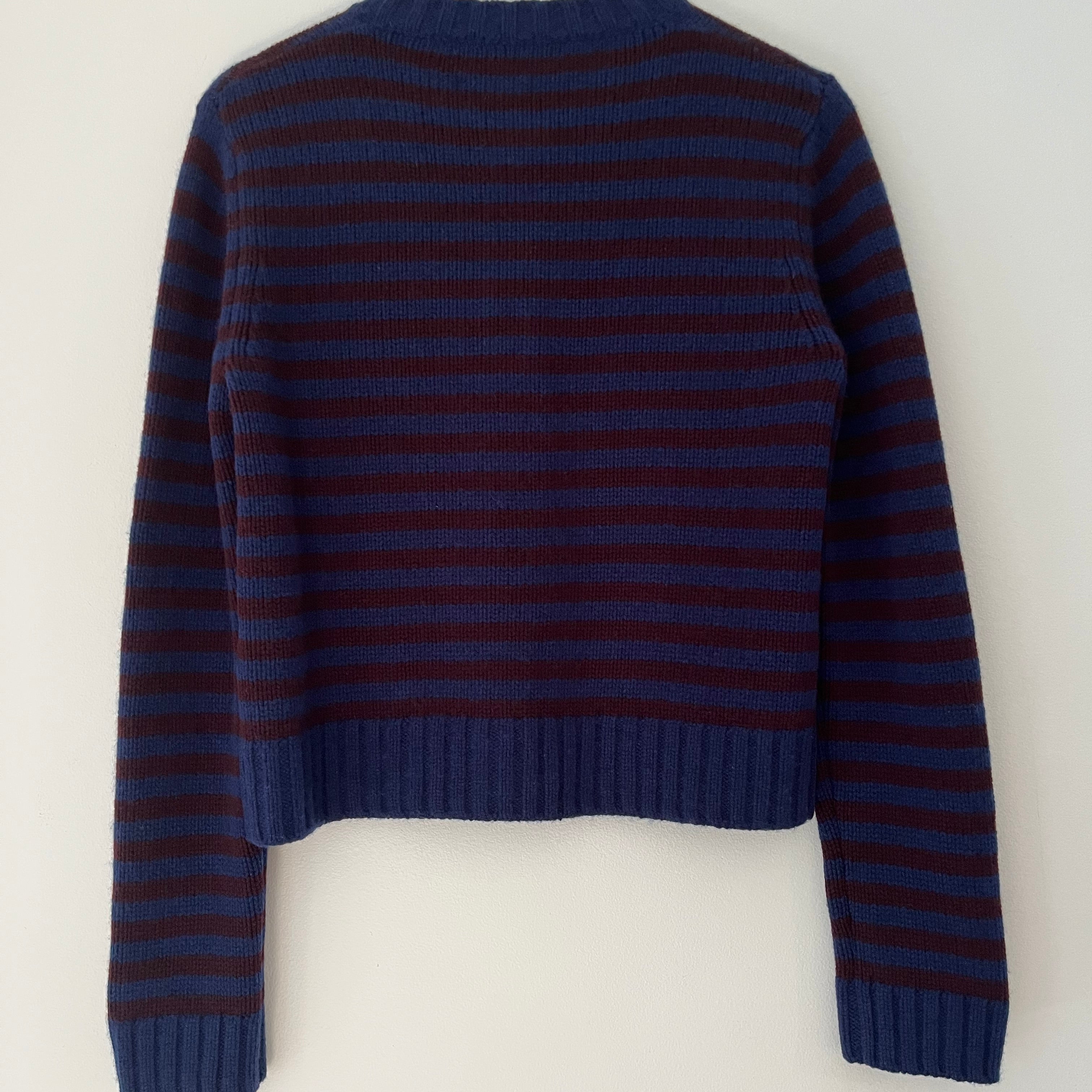 Apres Studios Wool Striped Knit Cardigan Size M/L.