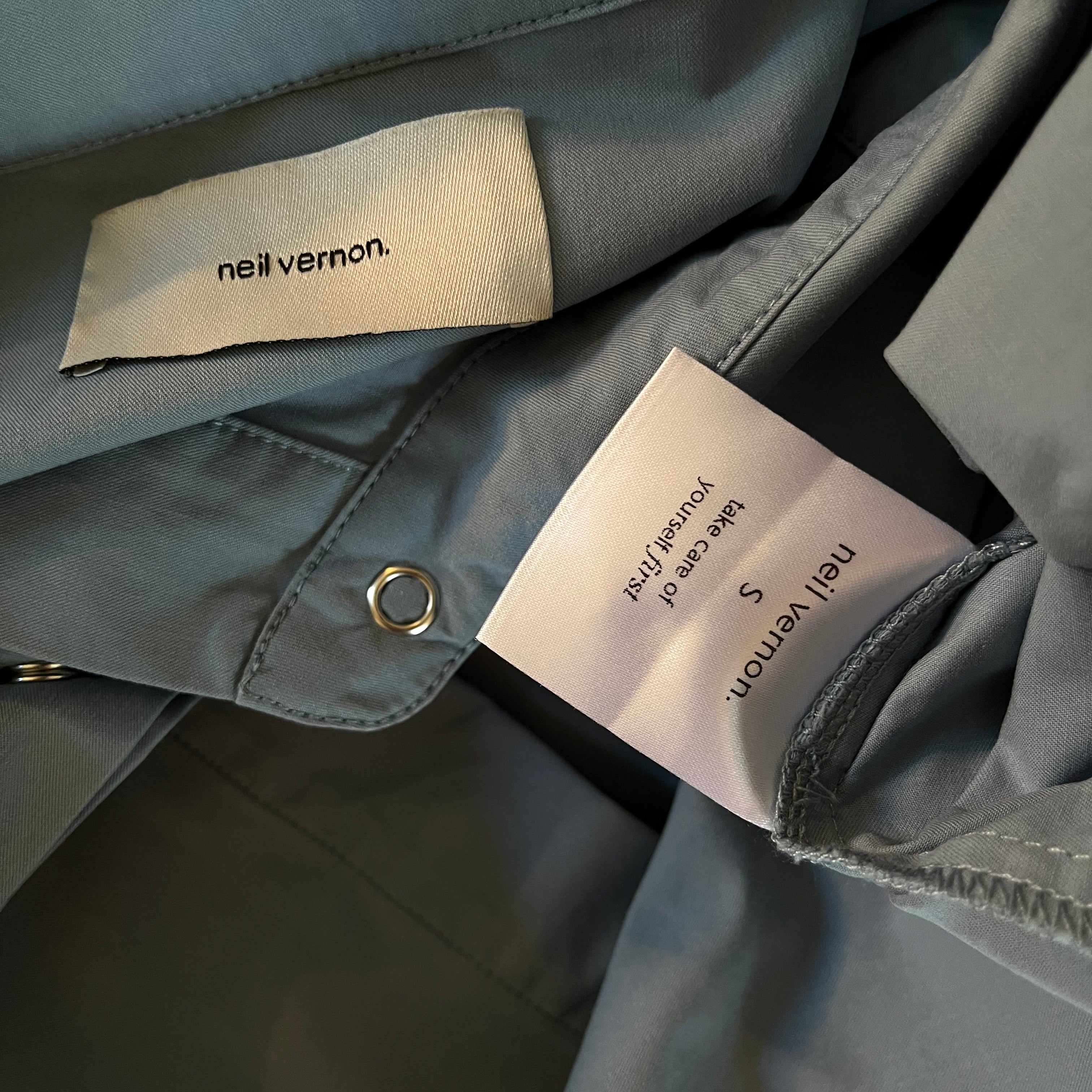 Neil Vernon DAILY Shirt in Azure Size S.