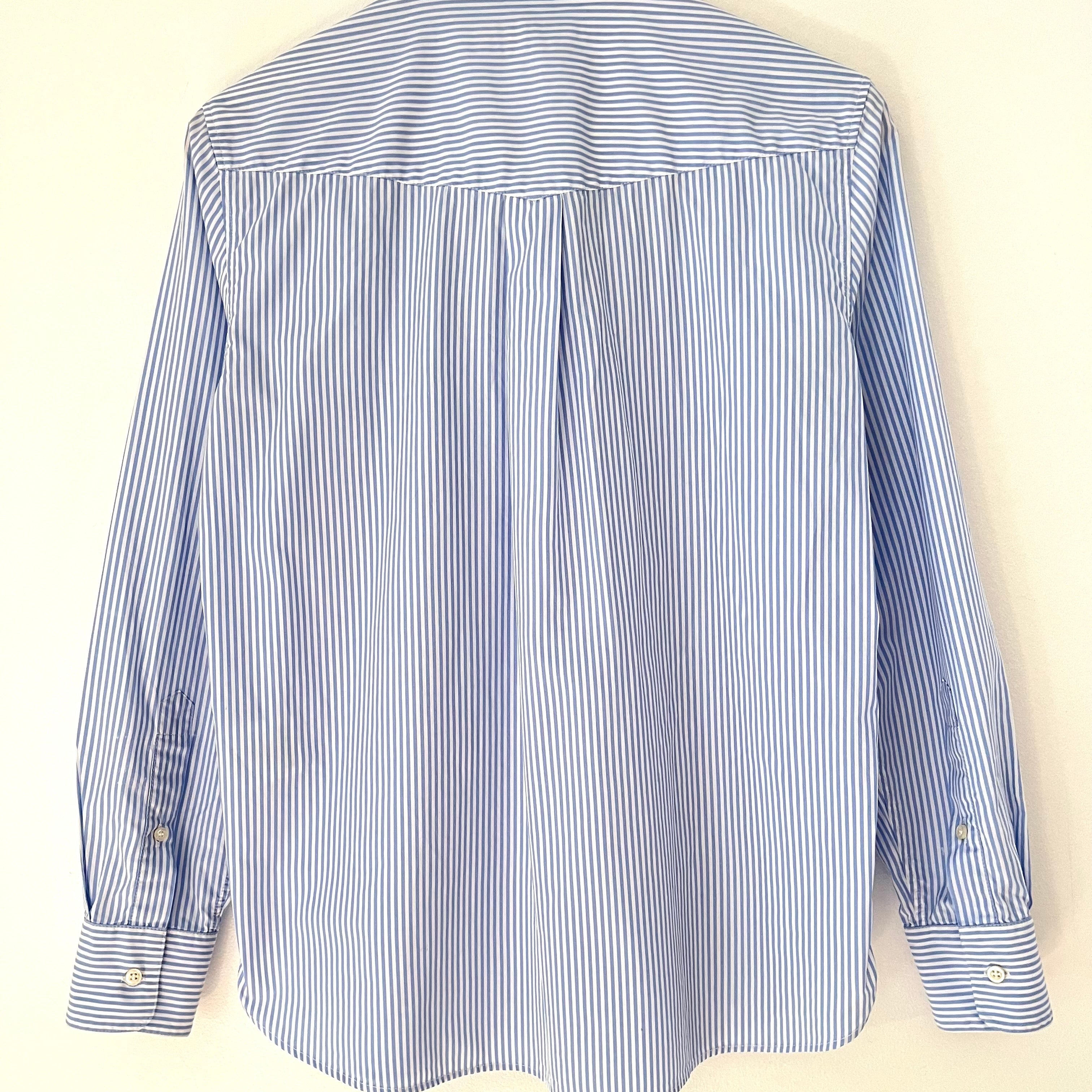 Officine Générale Ruffle Stripe Blouse Size M.