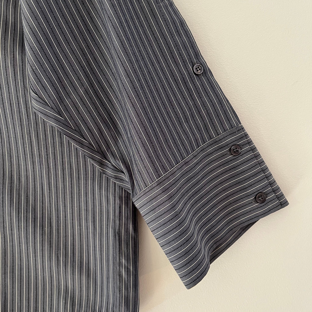 One Mile ROWAN Shirt in Steel Stripe Size S.
