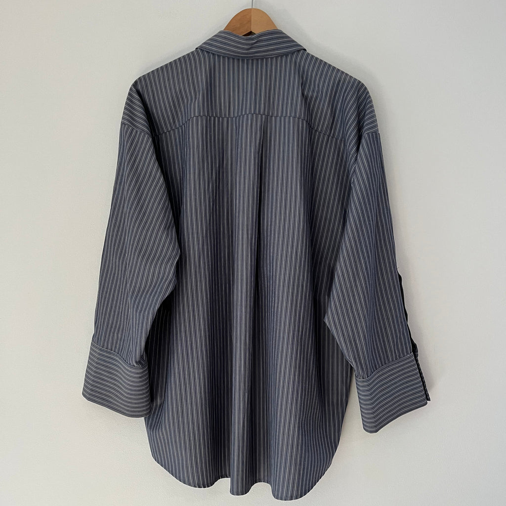 One Mile ROWAN Shirt in Steel Stripe Size S.