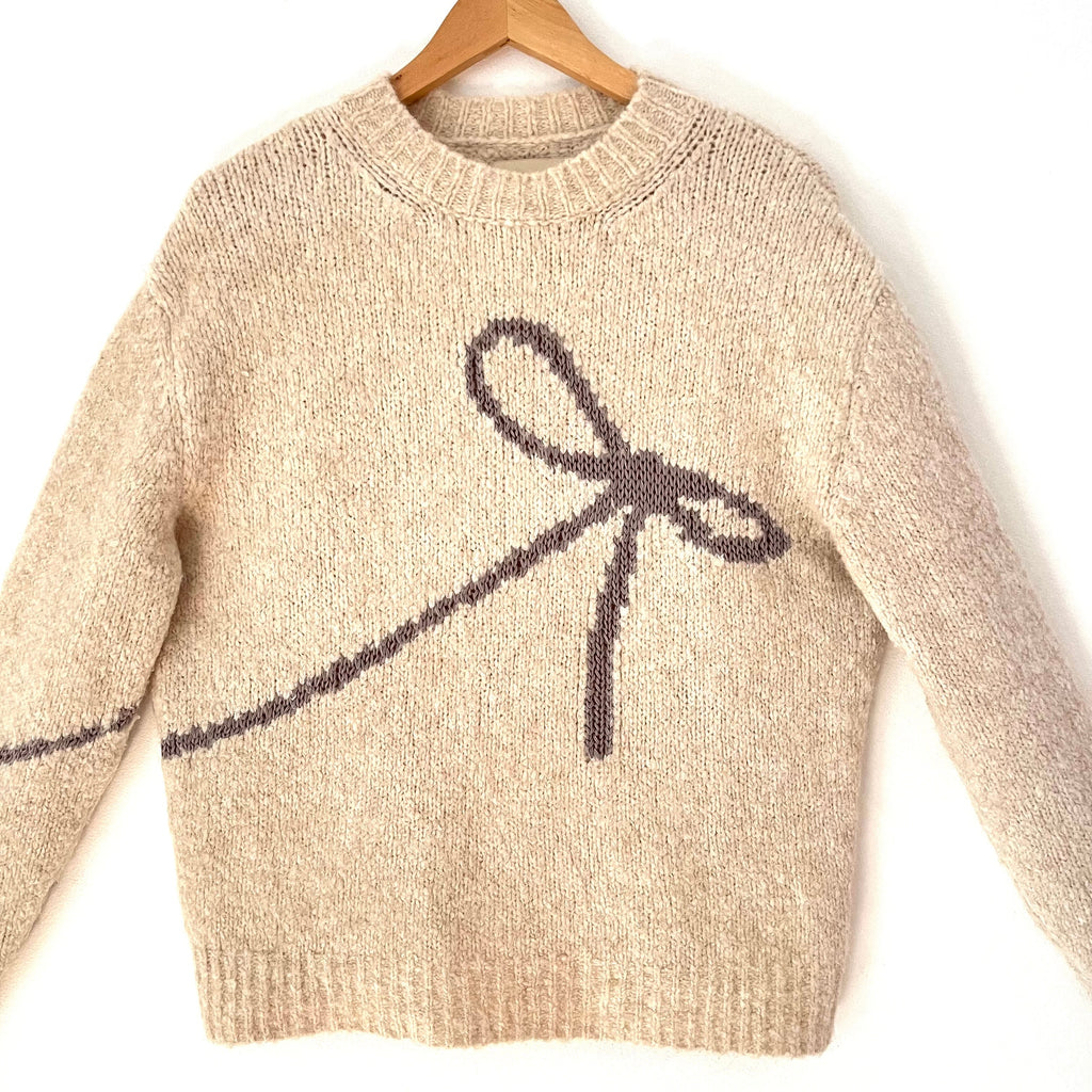 Paloma Wool TANA Sweater in Ecru Size L.