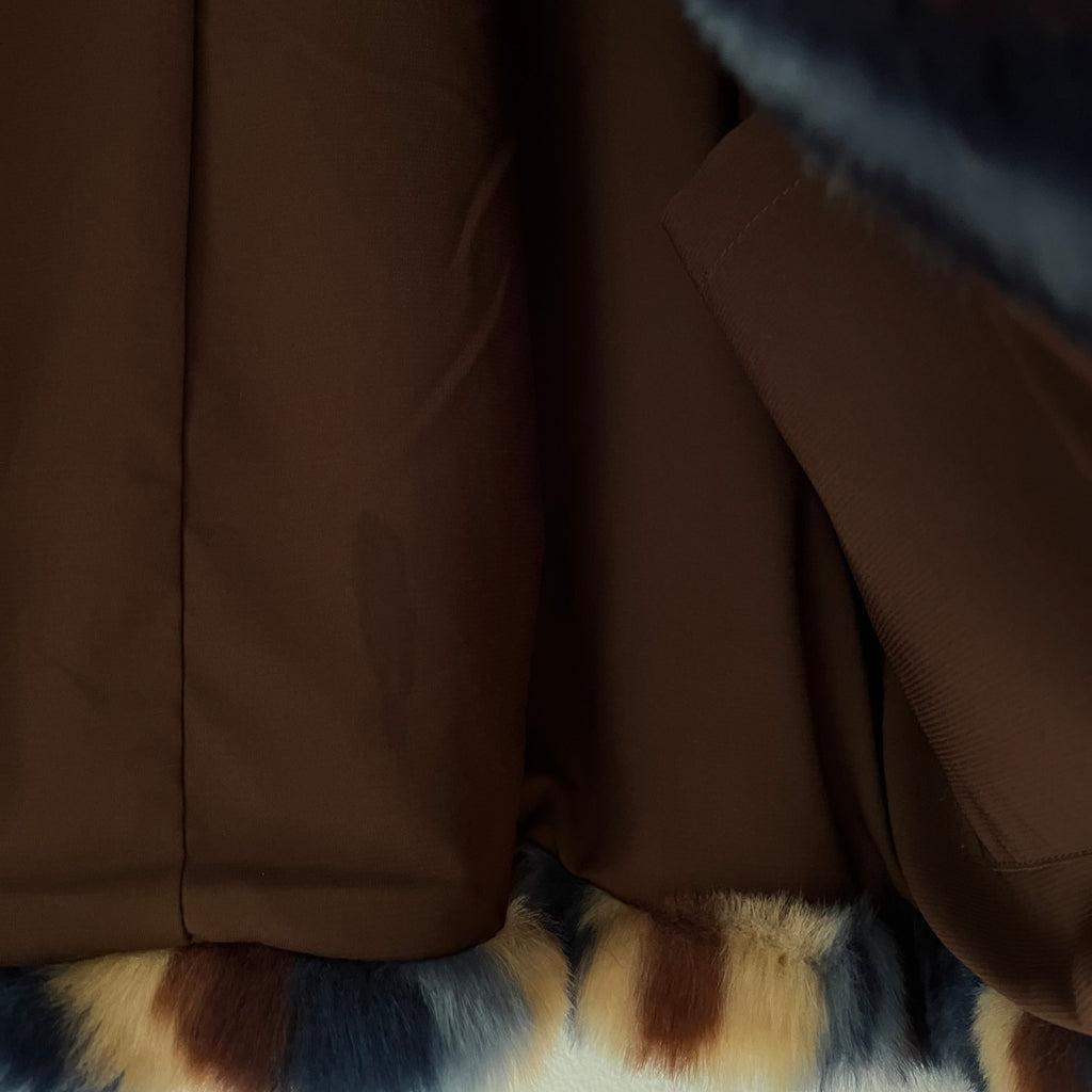 Unreal Fur RHAPSODY Faux Fur Jacket Size L.