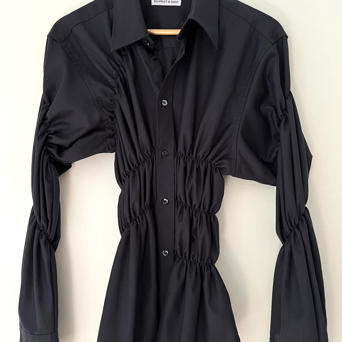Scarlet & Sam SCRUCHED Shirt One Size.