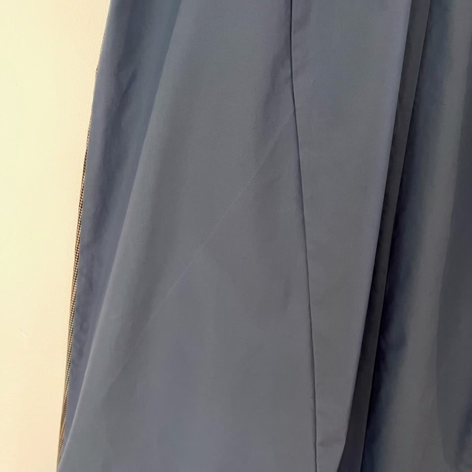 Katharina Lou OLLYROSE Maxi Dress in Green houndstooth & Trench blue Size XL.