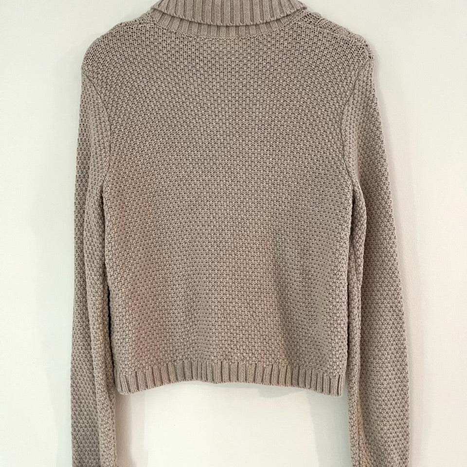 Seasalt Cornwall Natural Forest Ridge Cardigan in Aran Size 14.