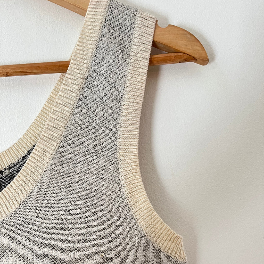 Alix Higgins Wool Poetry Tank Top Size L.