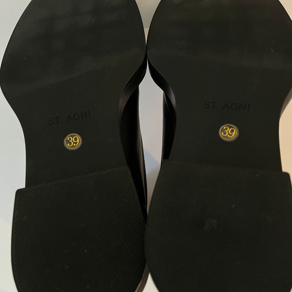 St Agni Square Toe Boots Size 39.