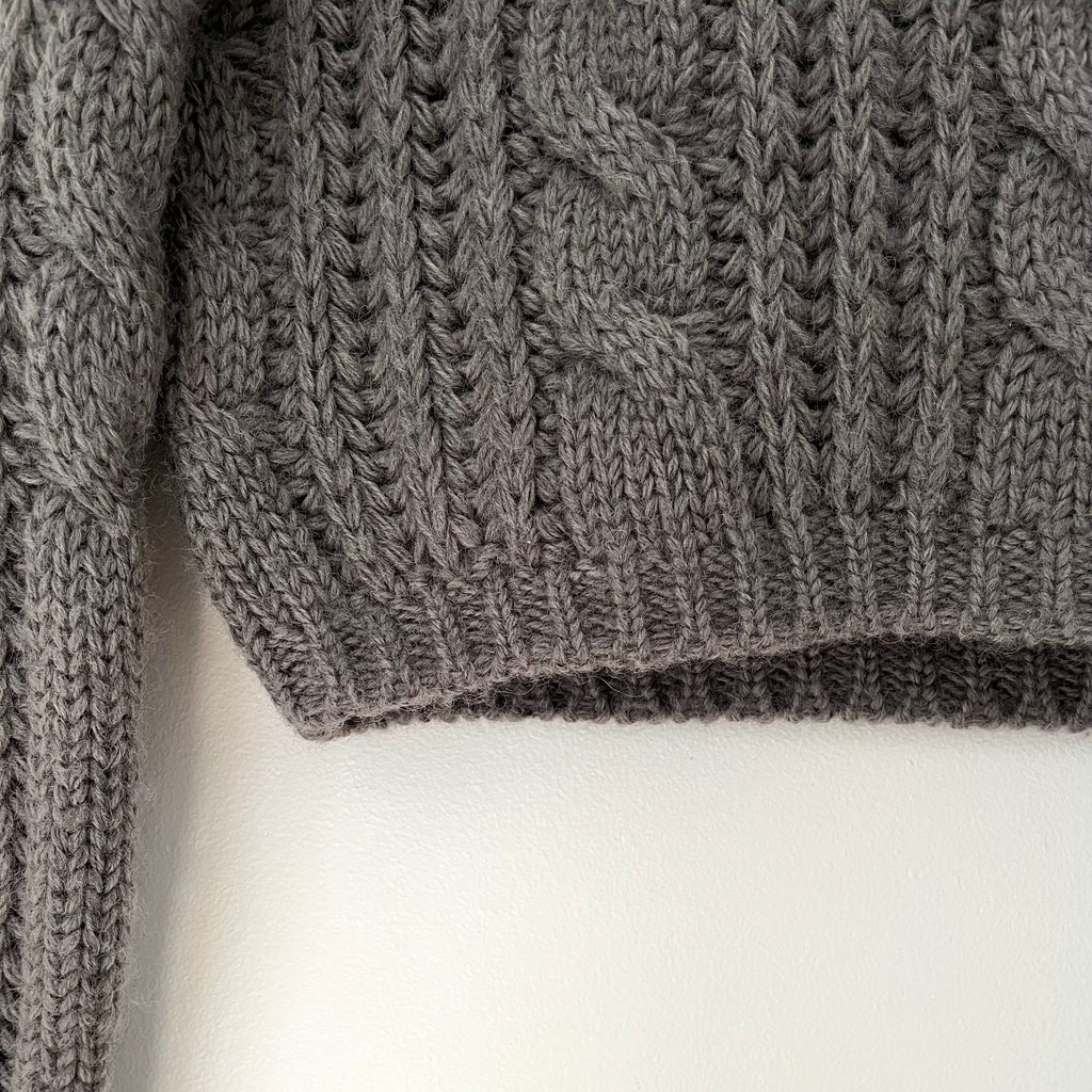 Wixii BRADA Wool Cropped Wool Sweater Size S.