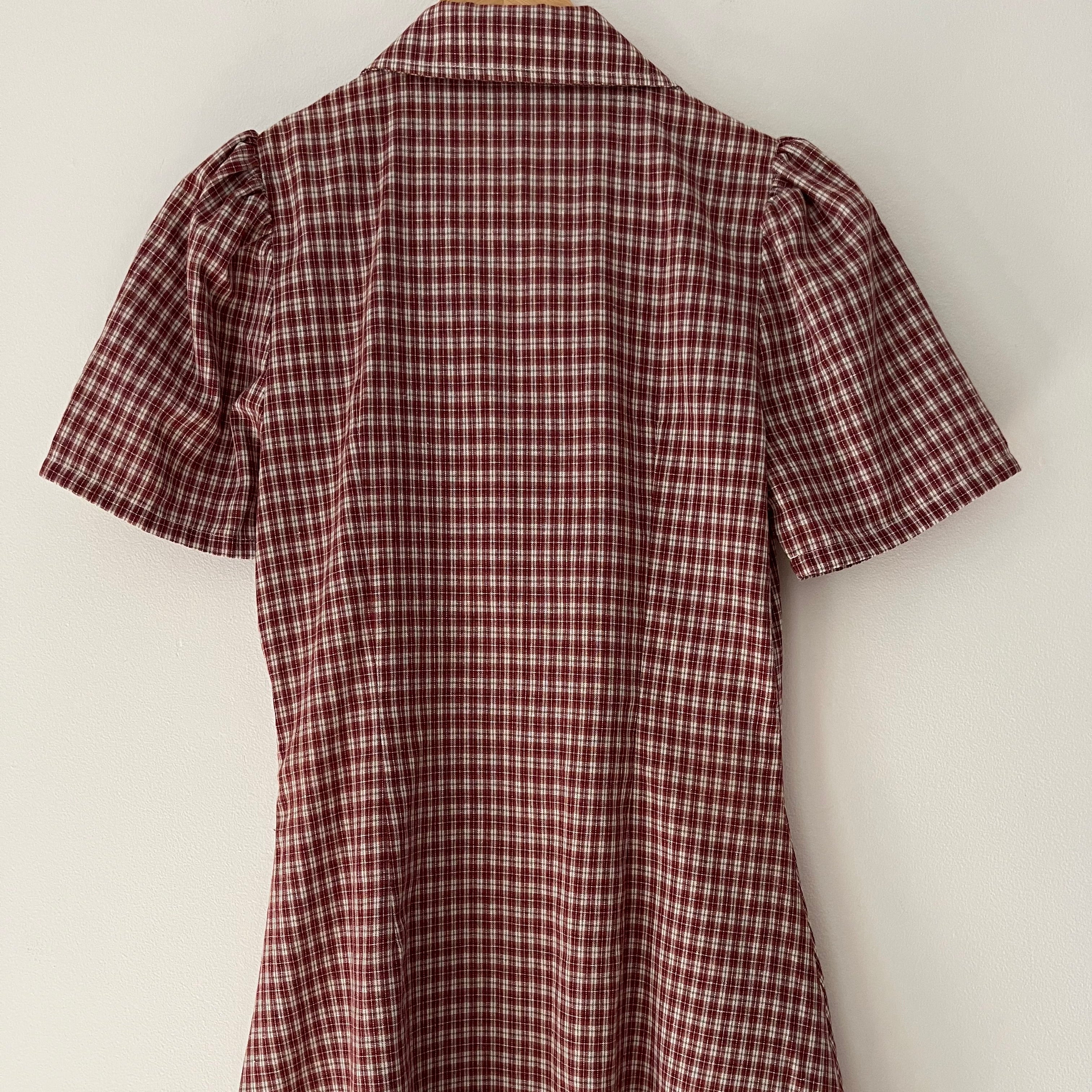 Apres Studios BNWT JAM Gingham Button Front Dress Size S.