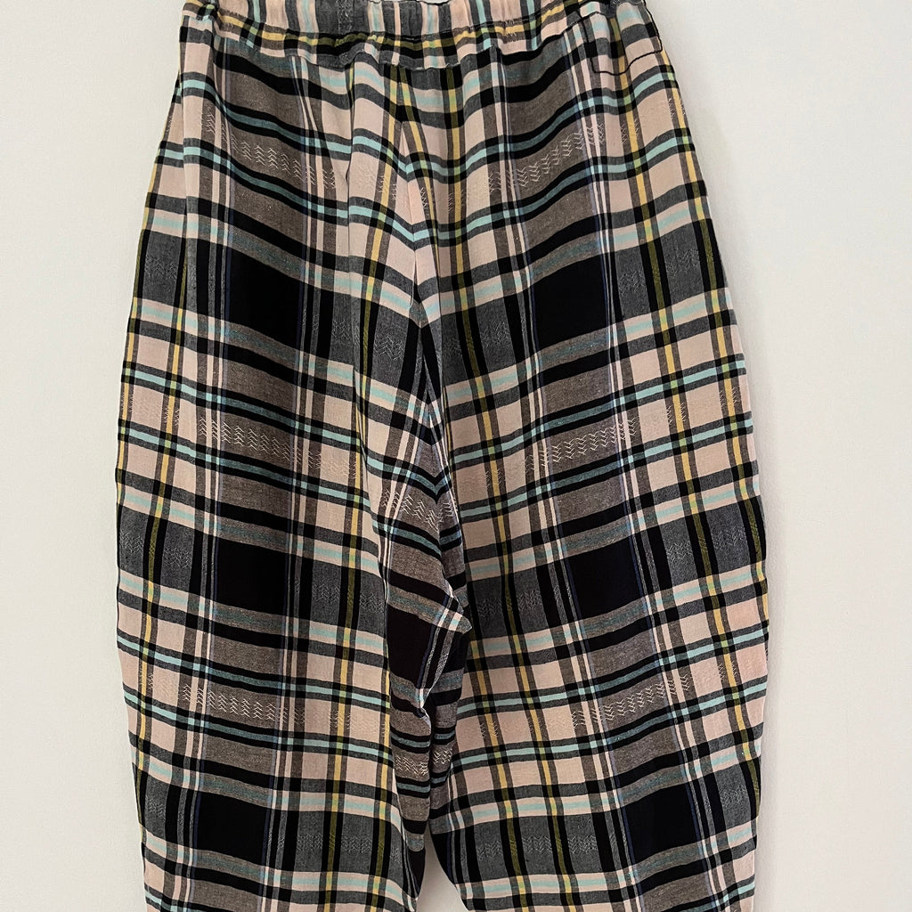 Bassike Checked Balloon Pants Size XS.