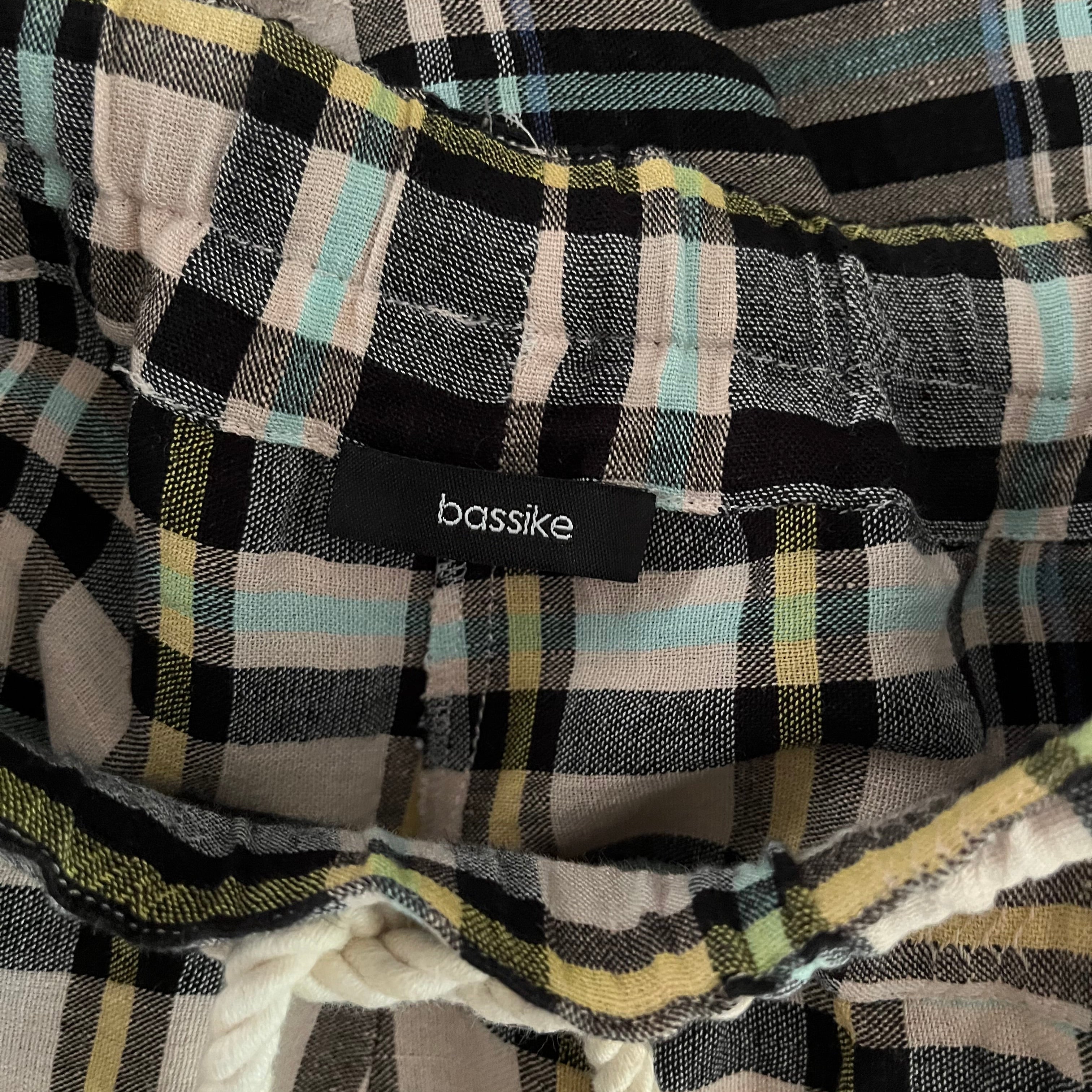 Bassike Checked Balloon Pants Size XS.