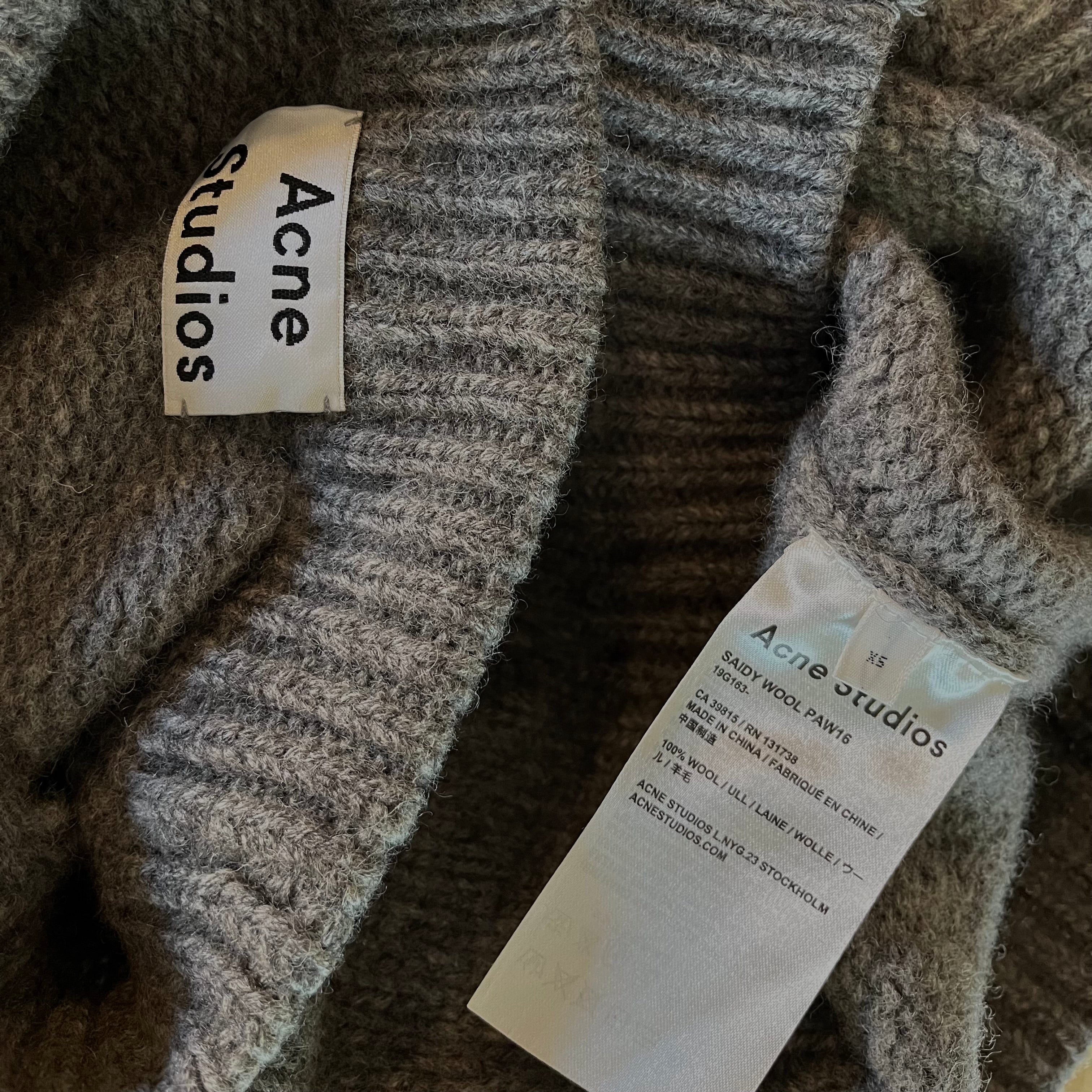Acne Studios SAIDY Wool Jumper Size XS.