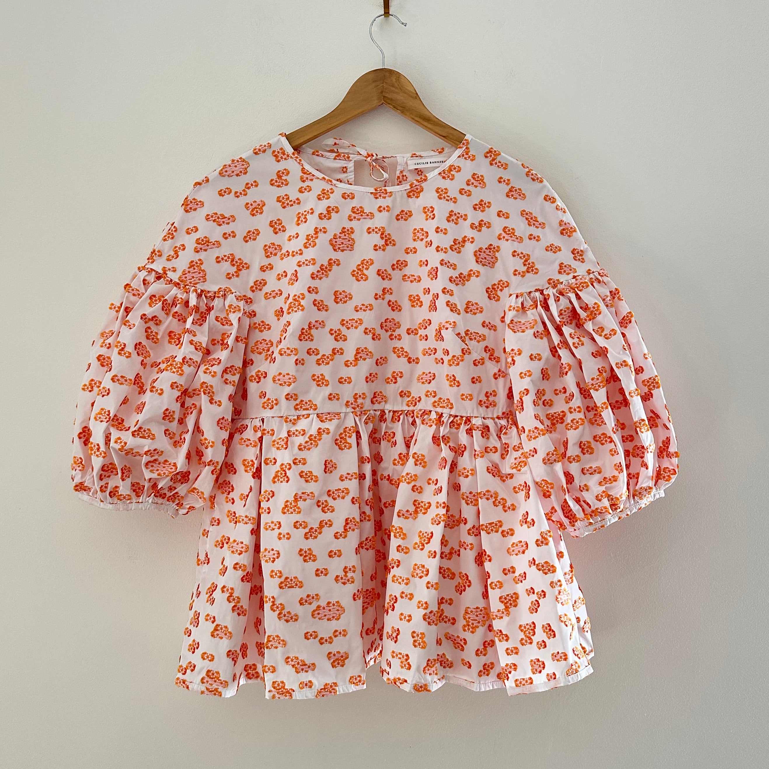 Cecilie Bahnsen Floral JERRY Blouse Size AU/UK14.