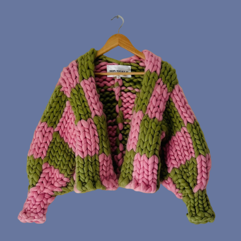 Hope Macauley BELLA COLOSSAL Knit Cardigan.