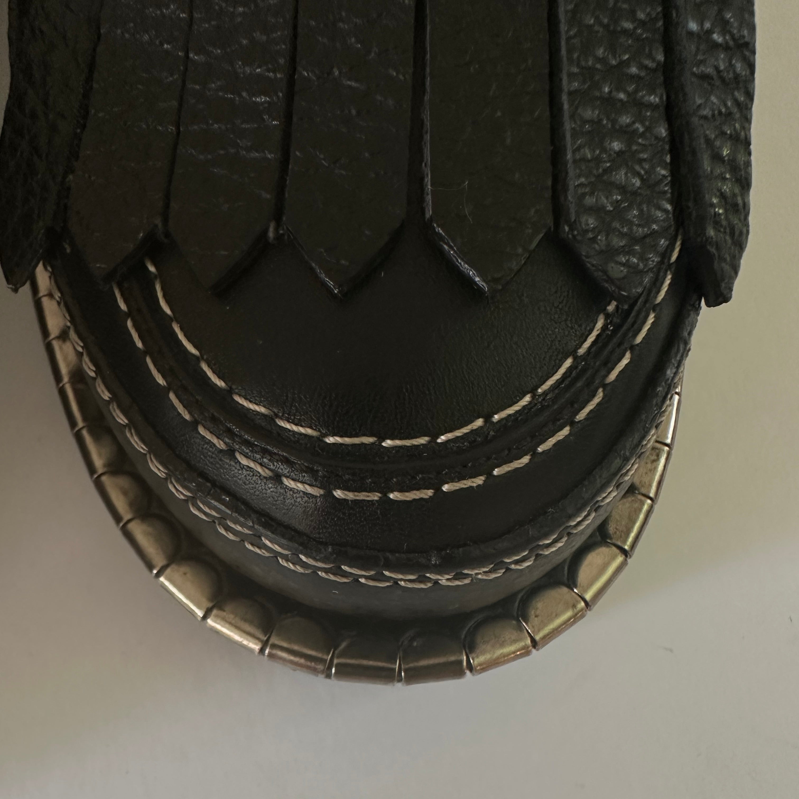 Chloé Black Idol Metallic Coin Loafers Size 38/UK5/US7.5.