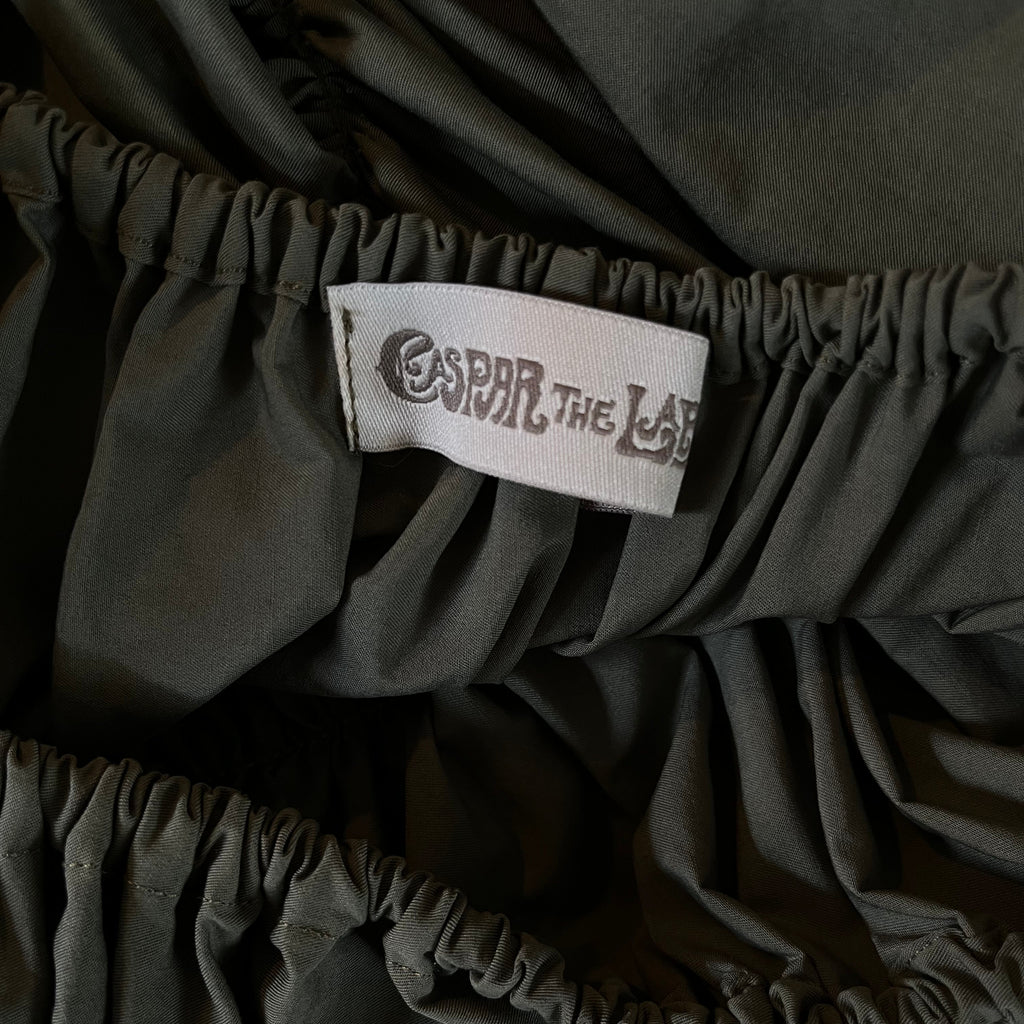 Caspar The Label VENUS Maxi Skirt in Green Size XS/S.