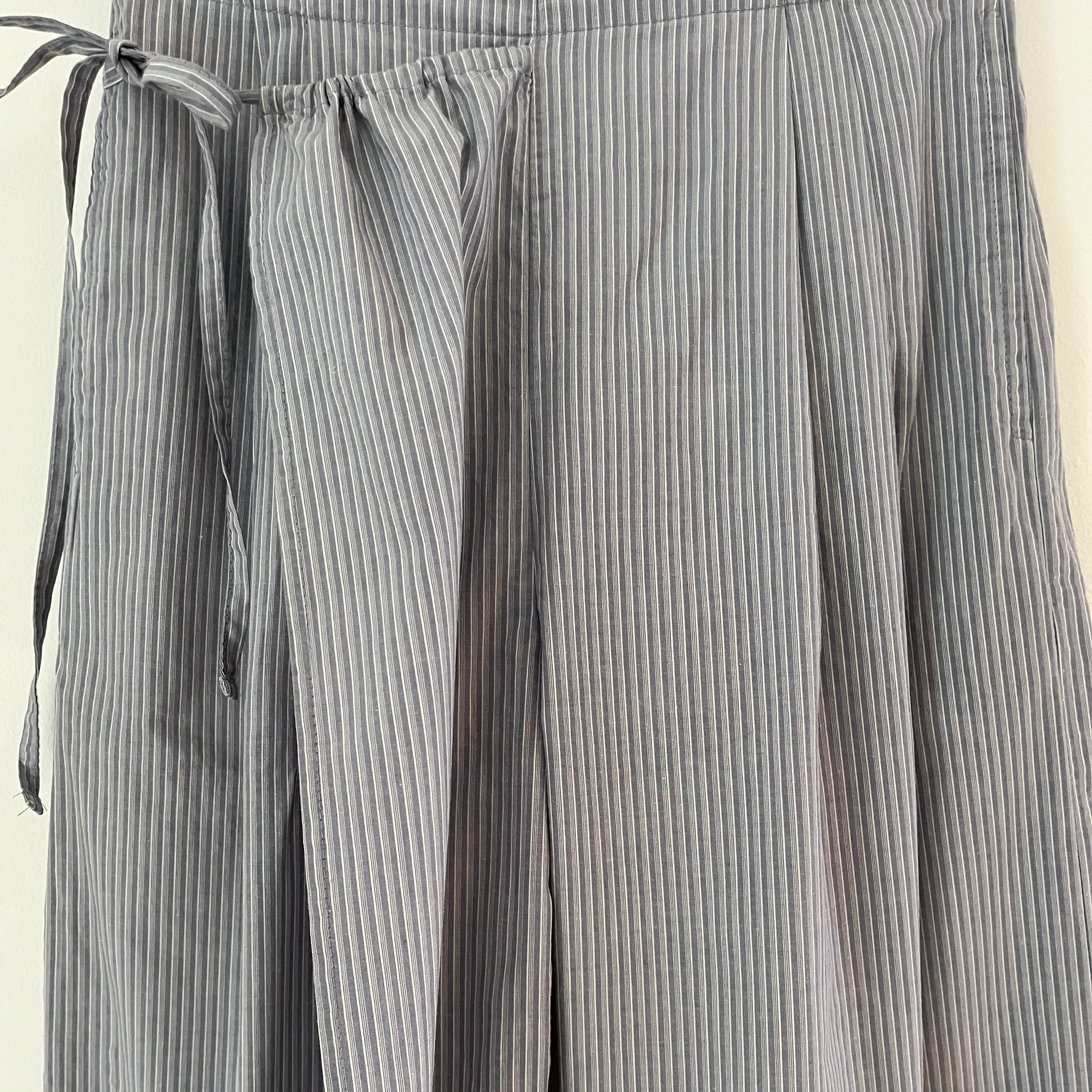 Deiji Studios DOUBLE LAYER Pants in Sky Stripe Size XXS.