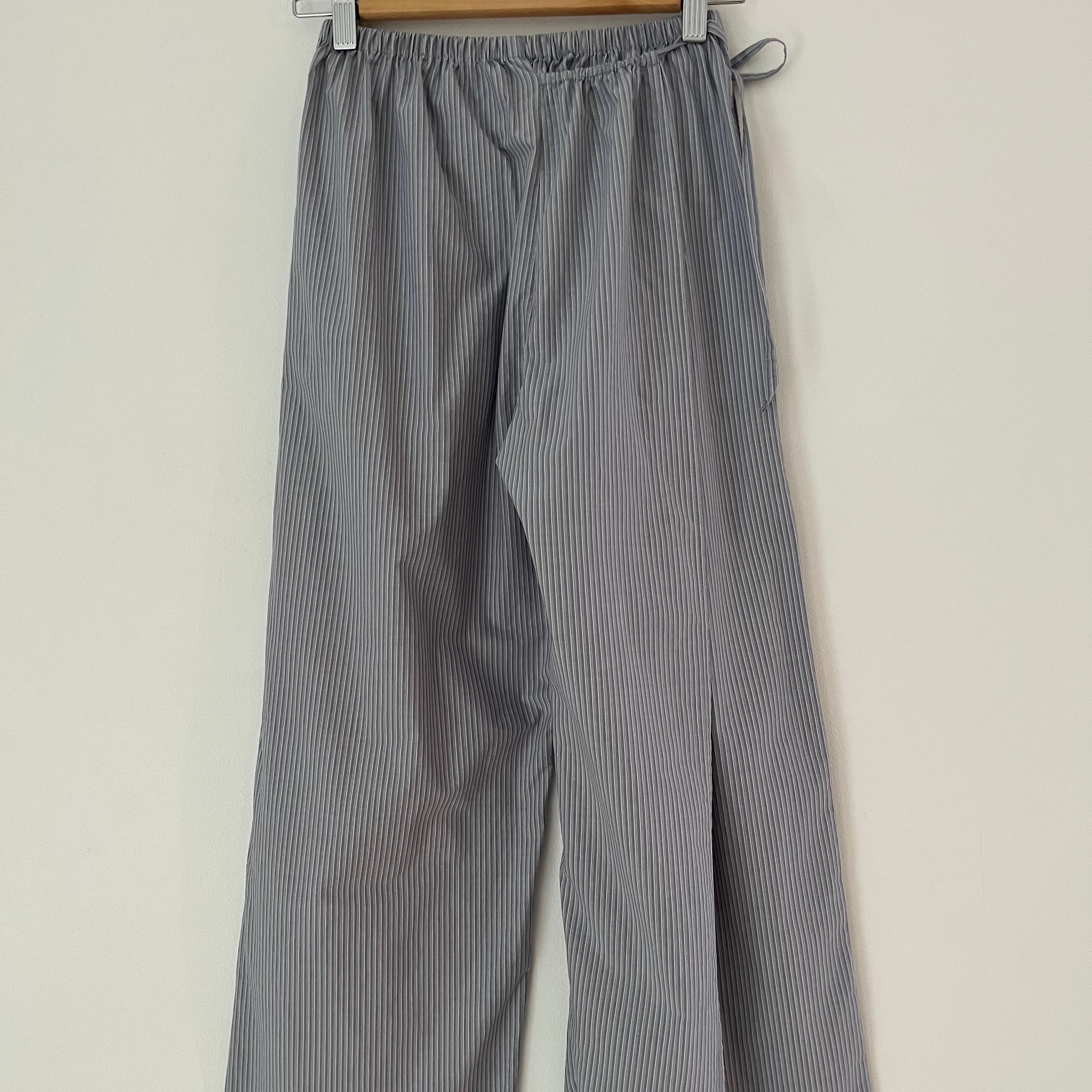 Deiji Studios DOUBLE LAYER Pants in Sky Stripe Size XXS.