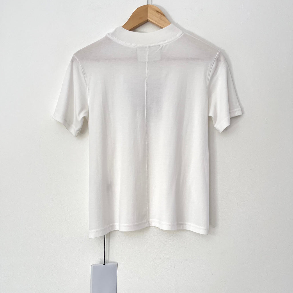 Song For The Mute BNWT SCRIPT Front Split Tee Size S.