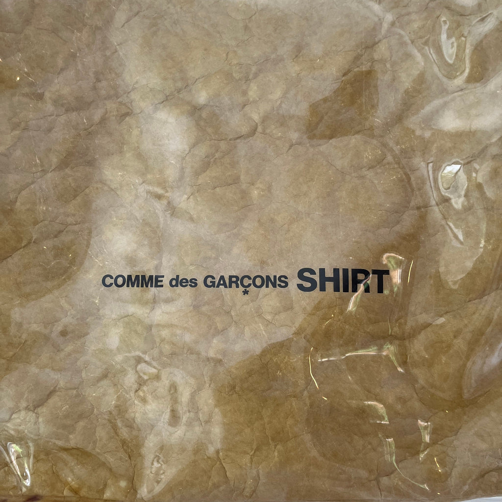 Comme des Garçons SHIRT PVC Paper Tote Bag.