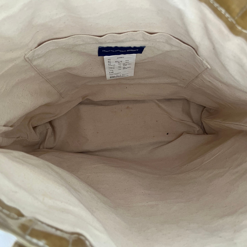 Comme des Garçons SHIRT PVC Paper Tote Bag.