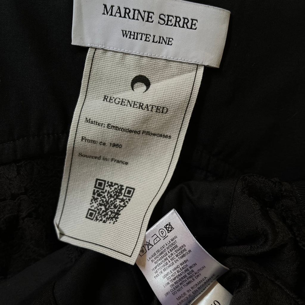 Marine Serre Household Linen Bustier Size FR40/AU12/M.