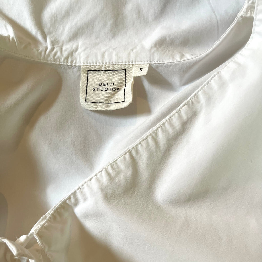 Deiji Studios Organic Poplin Shirt Size S.