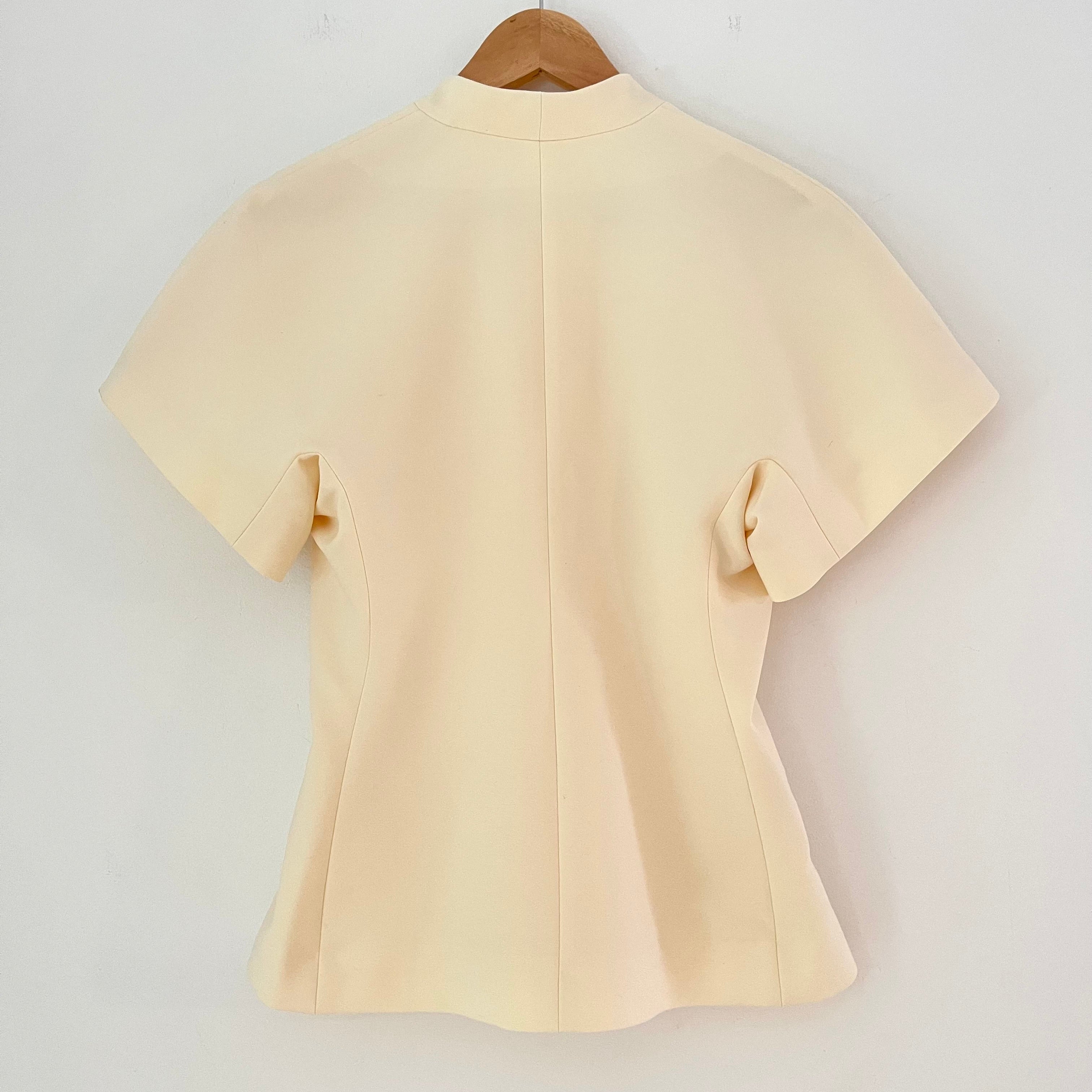 Ruby NZ BNWT COCO Short Sleeve Blazer Blouse Size 6/XS.