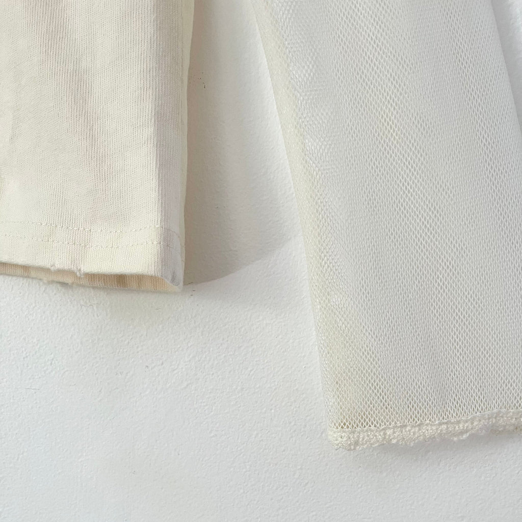 ACNE Studios BNWT LAYERED Print Tee in Off White Size L.