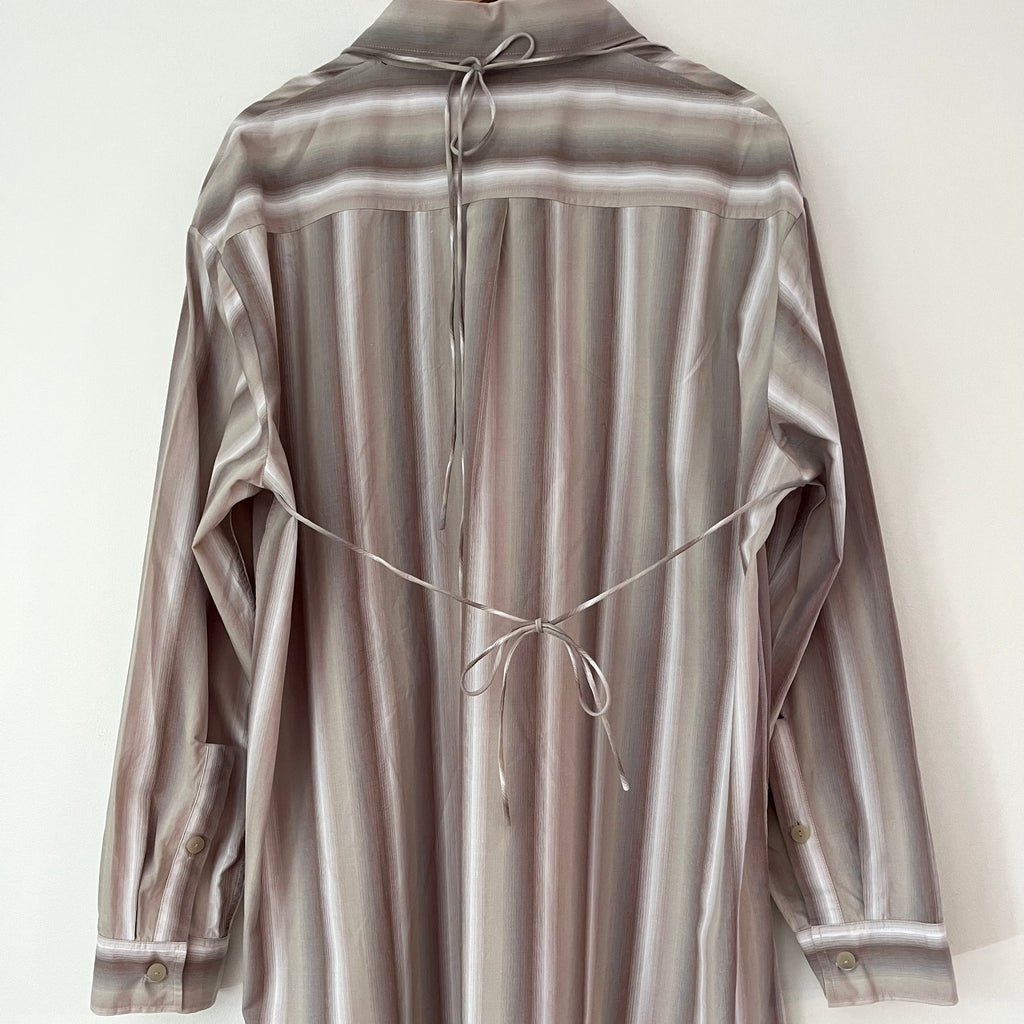 Christopher Esber DELPHINE Shirt in Striped Cloud Size AU10.
