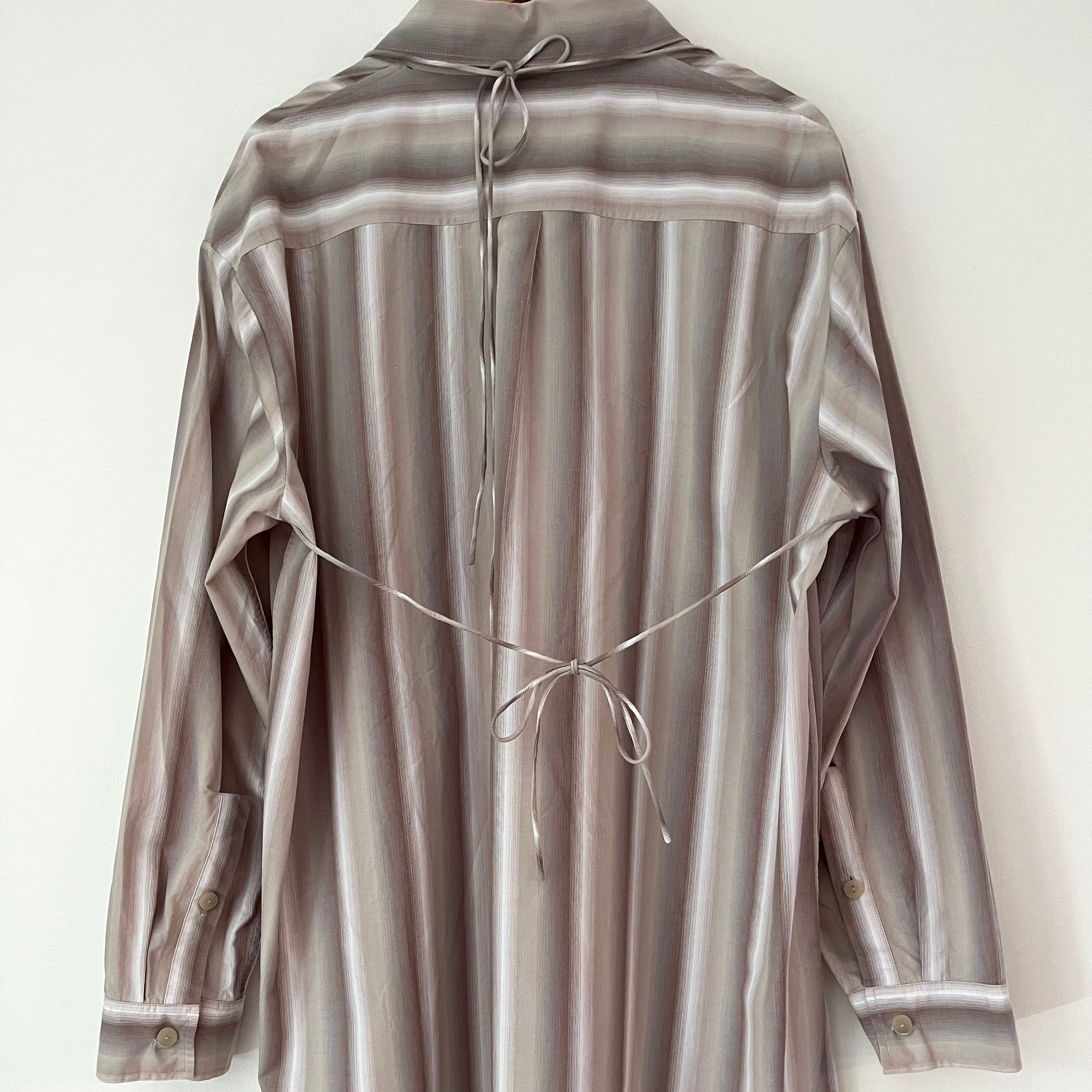 Christopher Esber DELPHINE Shirt in Striped Cloud.