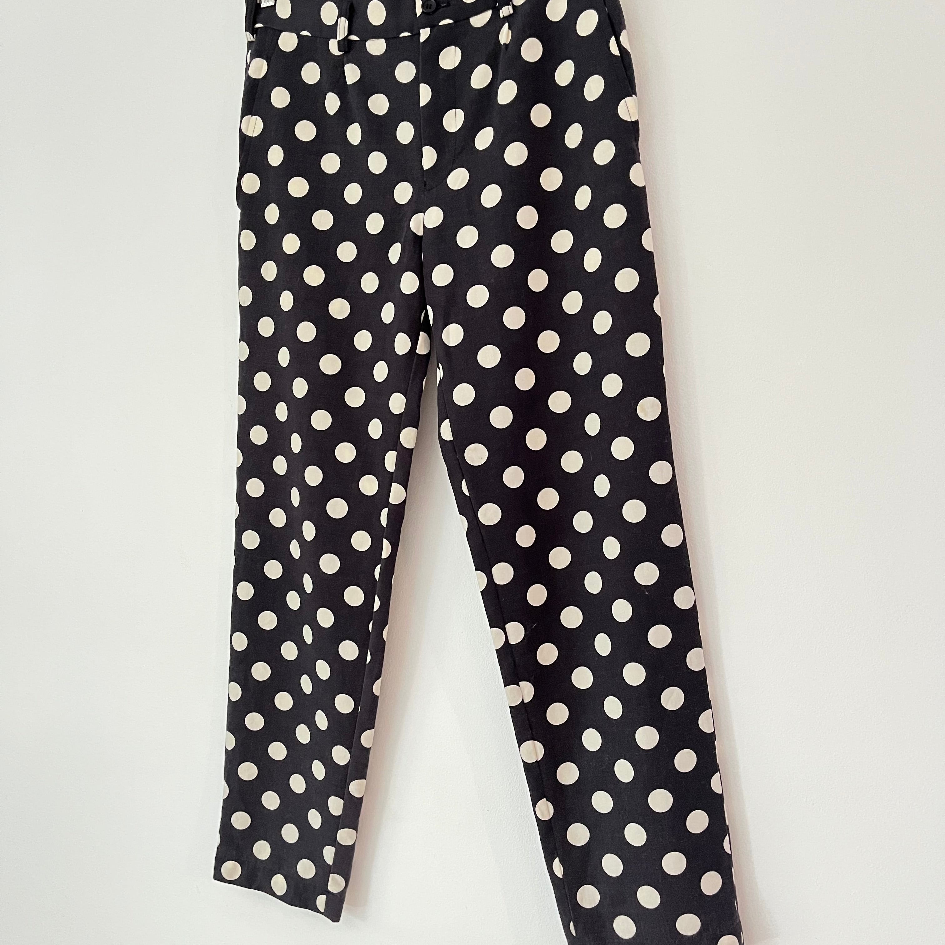 Comme Des Garçons Tricot Polka Dot Trousers.