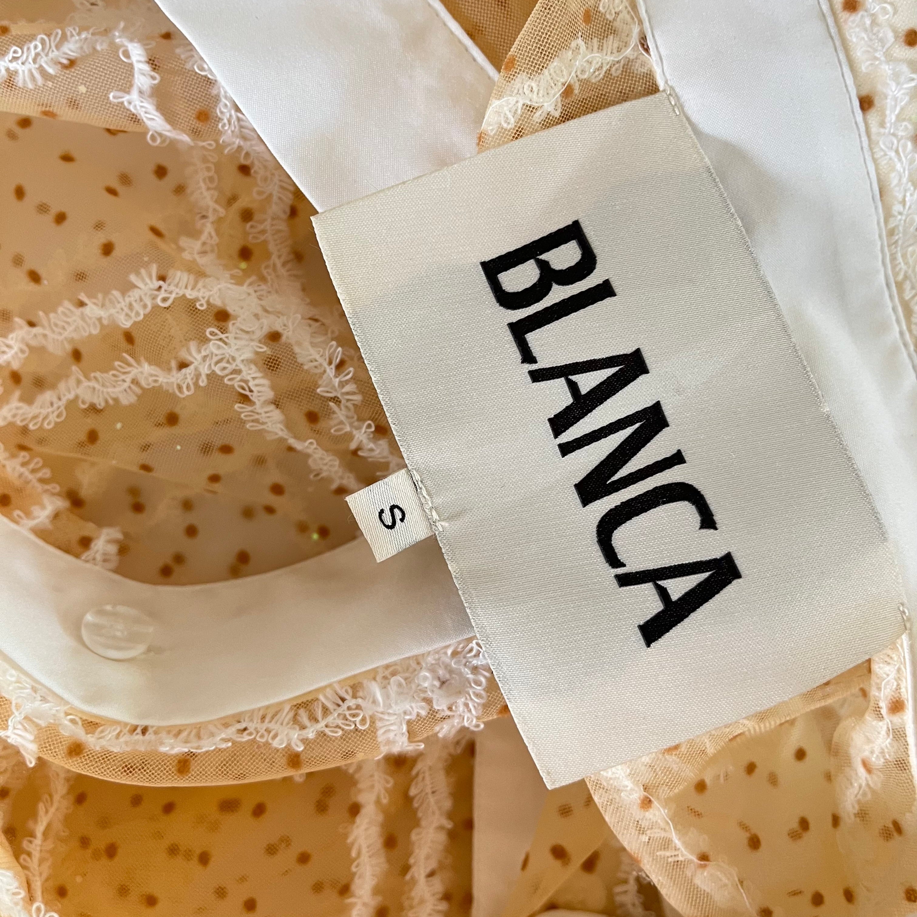 Blanca DELPHINA Shirt in Butter Size S.