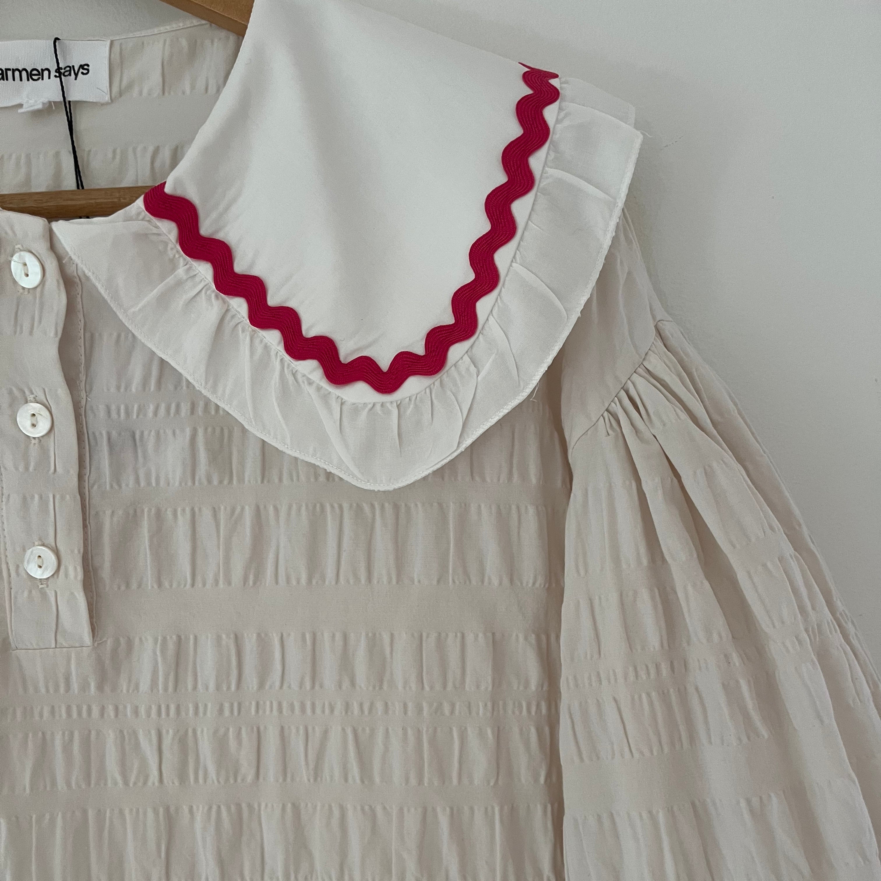 Carmen Says BNWT OFF DUTY PAJAMA Blouse Size M.