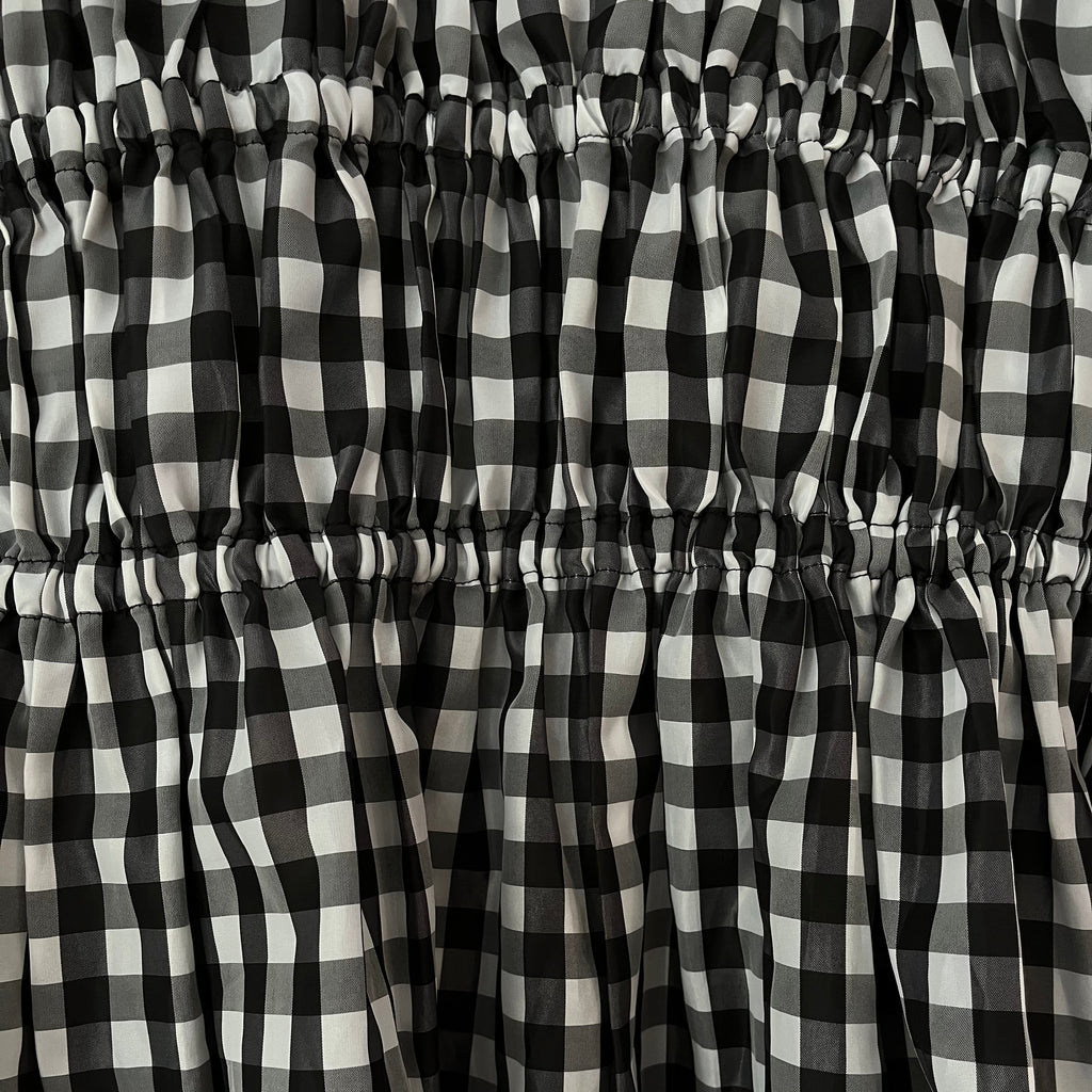 Romance Was Born Gathered Gingham Blouse Size AU12.