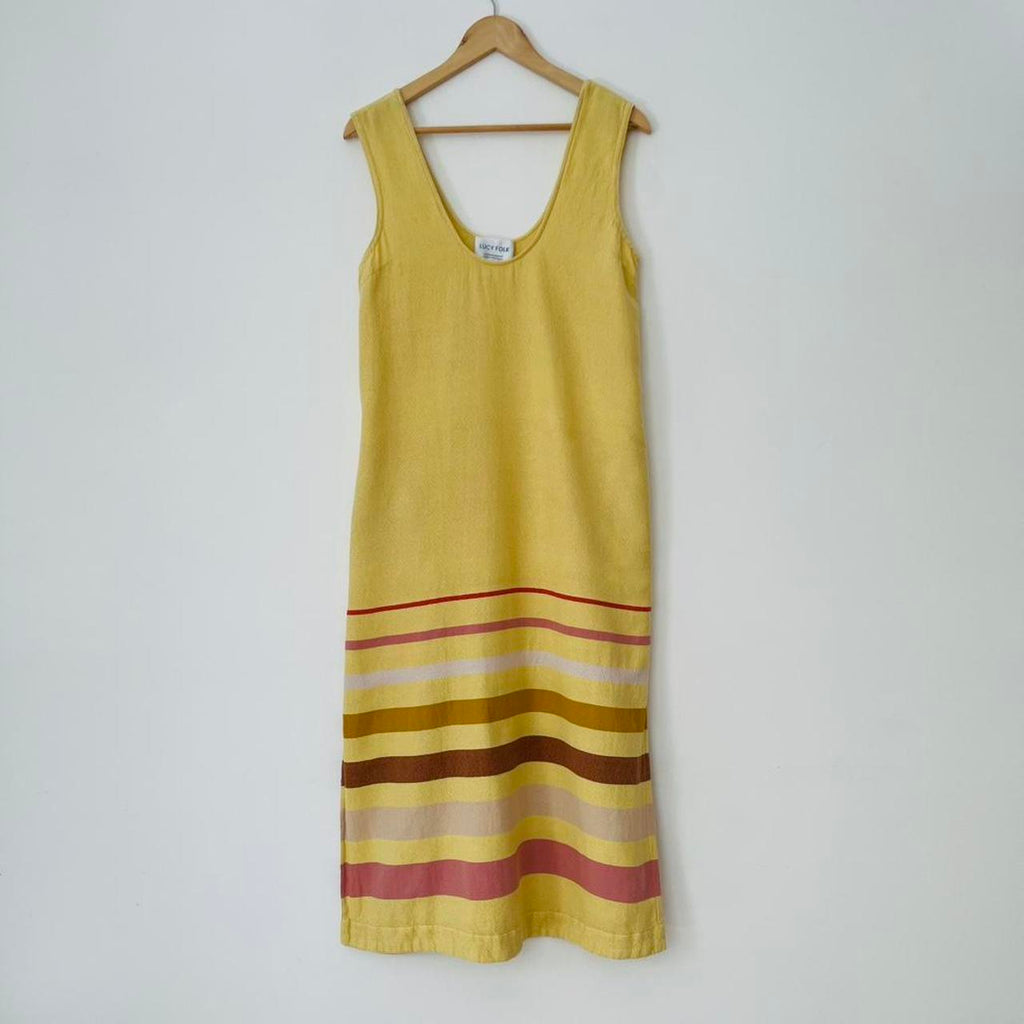 Lucy Folk Midi Dress.