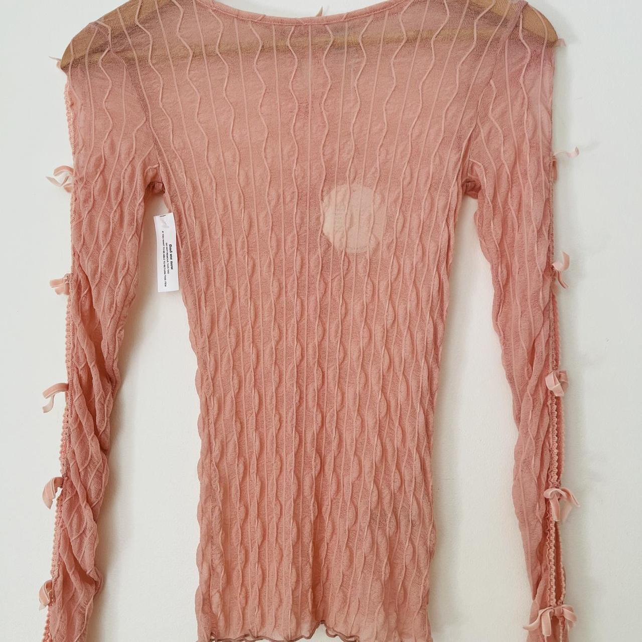 Second Skin by Find Me Now The Label BNWT ROSS BOW Mockneck Top in Icy Pink.