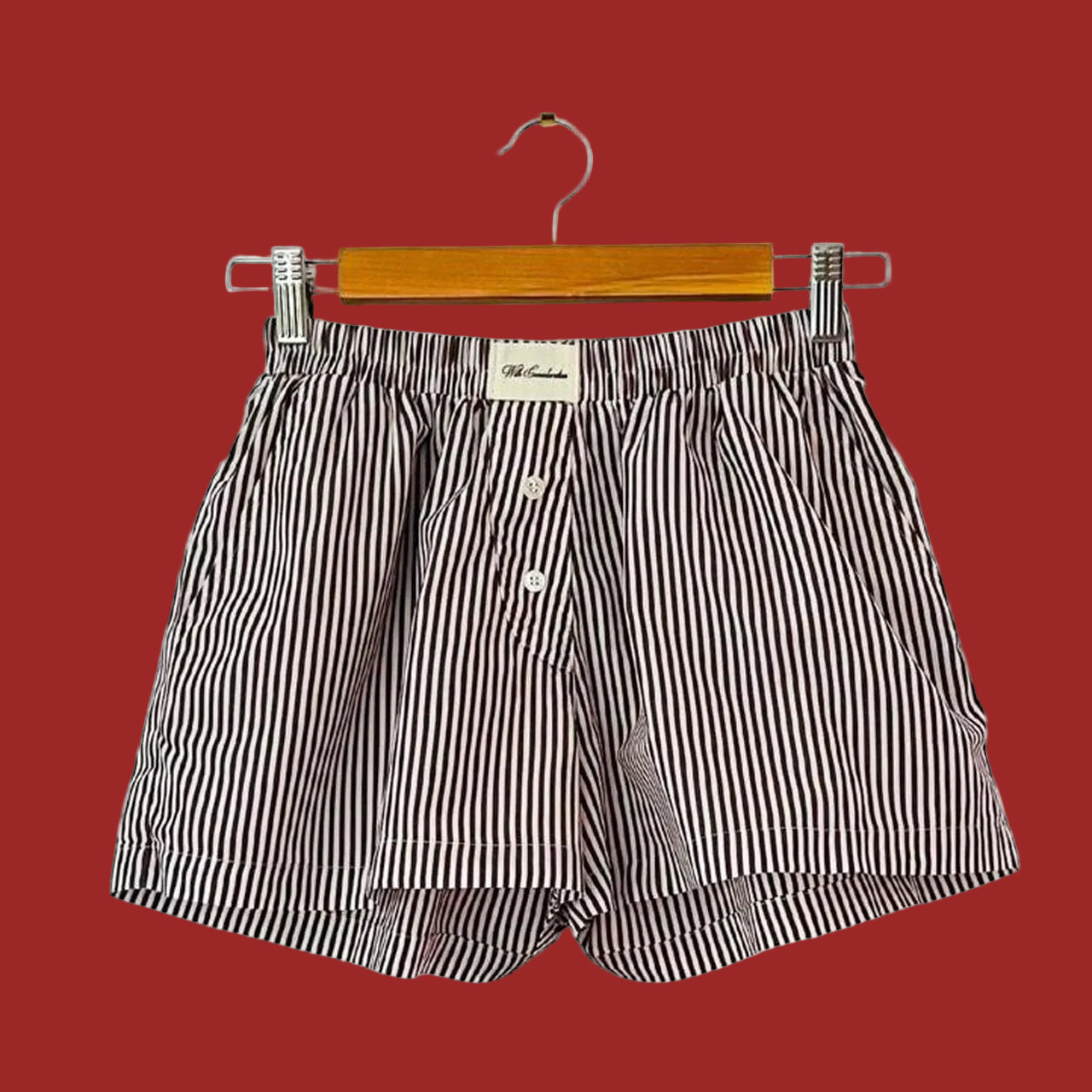 With Consideration Boxer Stripe Shorts.