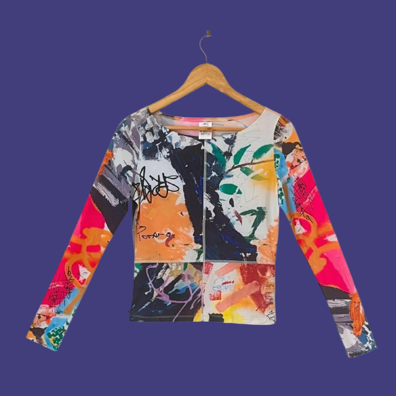 All Is A Gentle Spring RAINBOW FLEX Tapestry Long Sleeve Top.