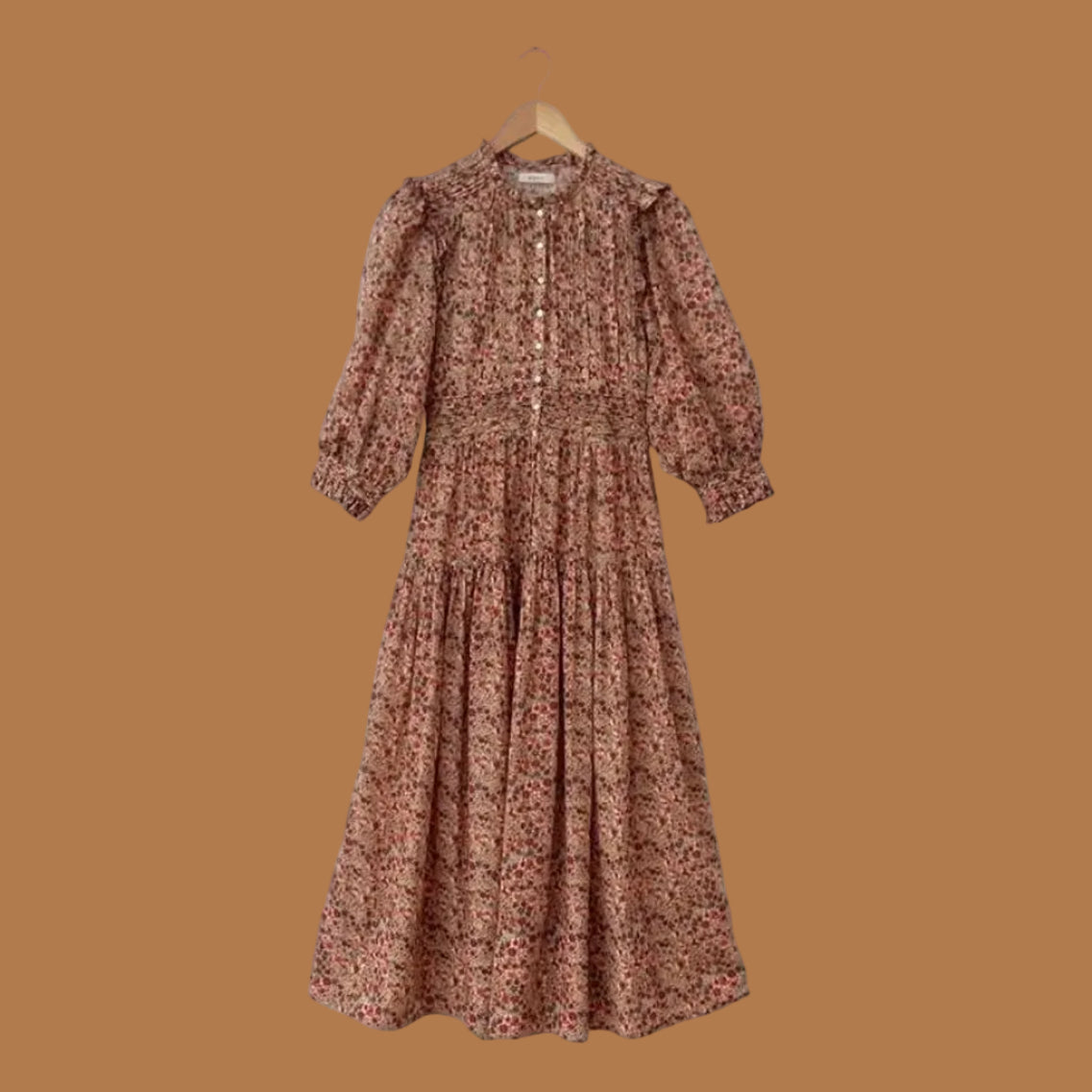 Dôen MONET Dress in Pink Valley Floral.