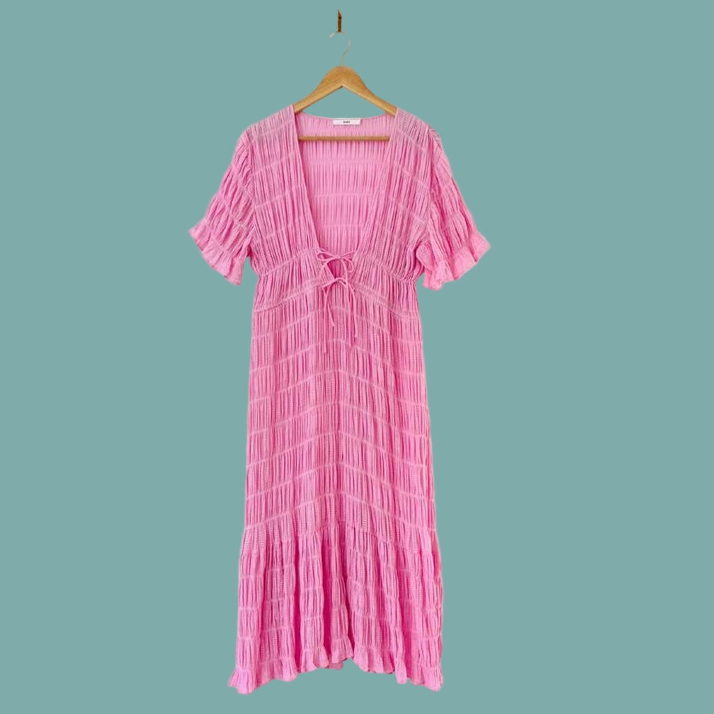 Ruby NZ MIRELLA V-Neck Dress in Orchard.