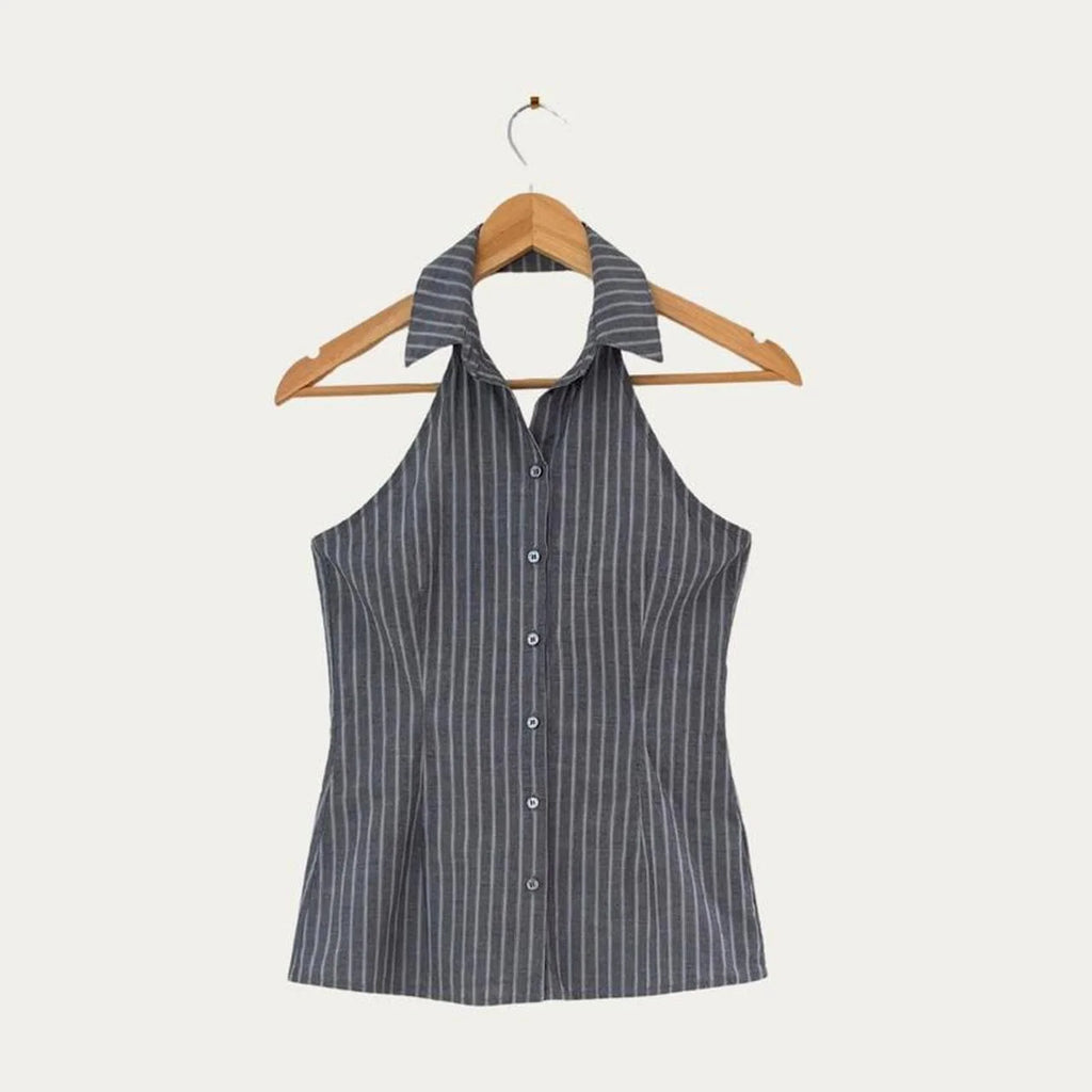 Paloma Wool Sleeveless Button Down Top Size S.