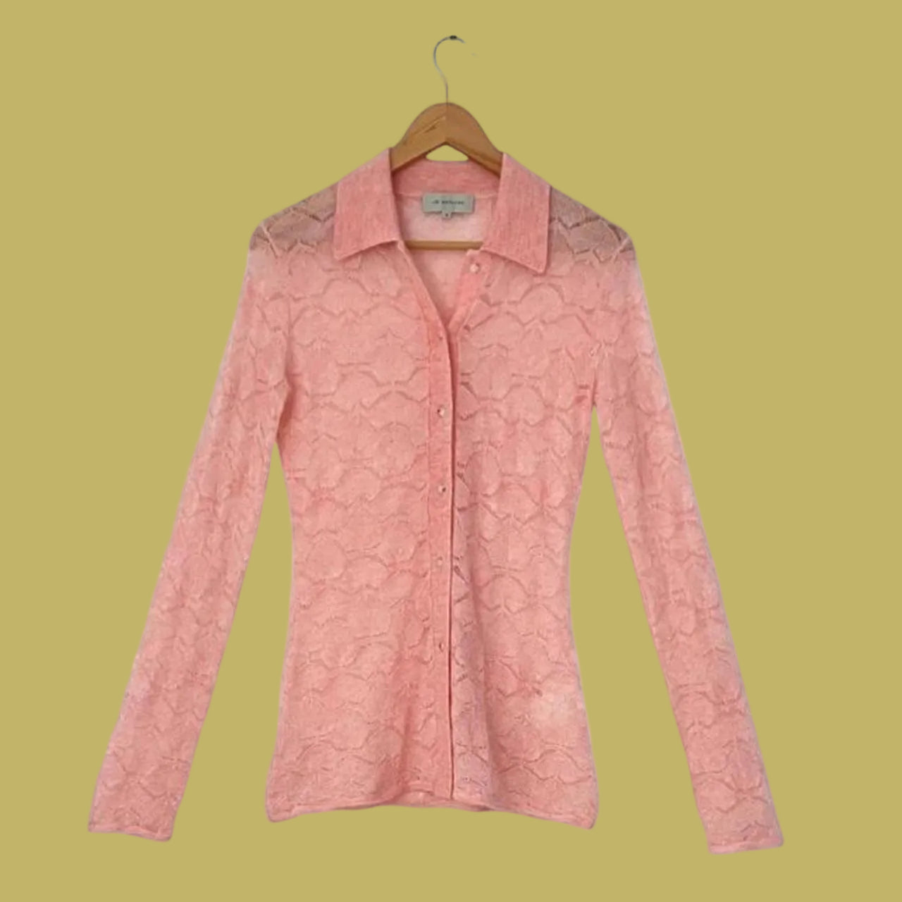 Lee Mathews Sample Long Sleeve Knit Blouse.