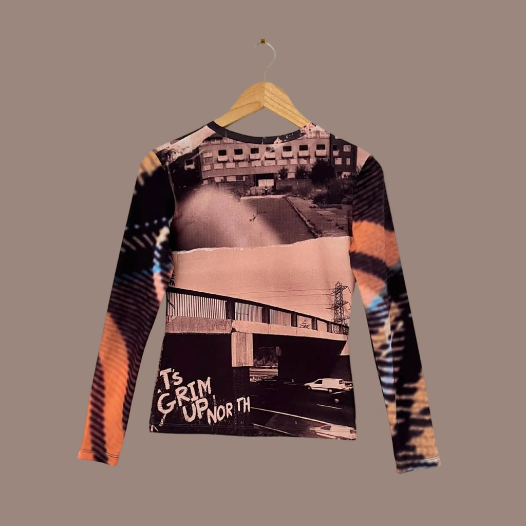Lucinda Babi GRIM UP NORTH Long Sleeve Top Size XS-S.