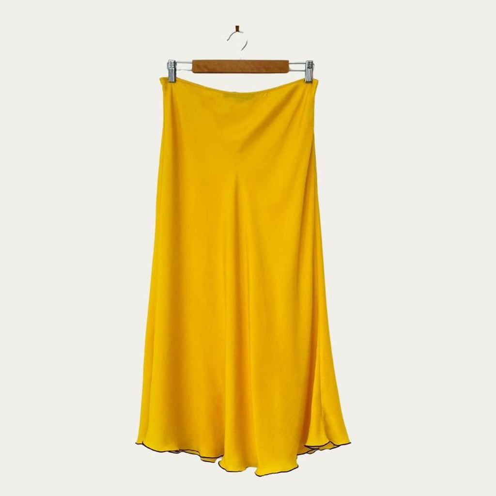 Siedrés PRIM Midi Skirt in Yellow.