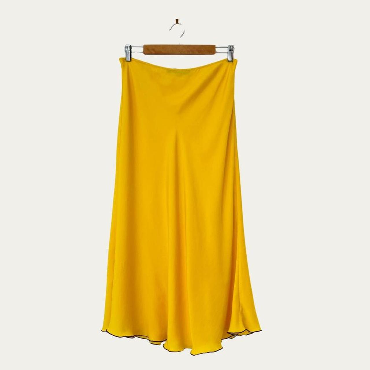 Siedrés PRIM Midi Skirt in Yellow.