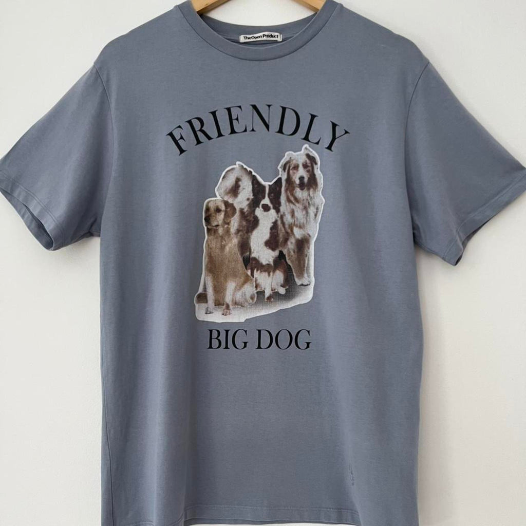 The Open Product FRIENDLY BIG DOG T-shirt.