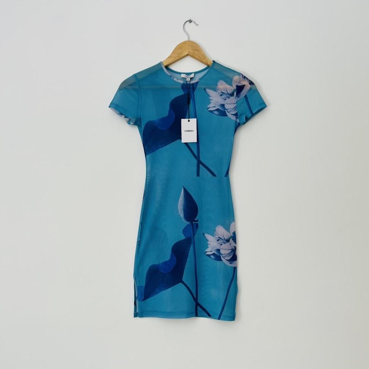 Miaou BNWT BILLIE Mini Dress in Blue Lotus.