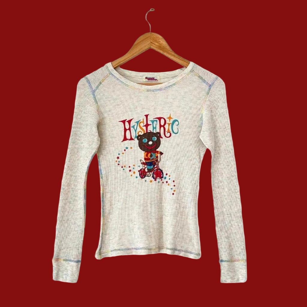 Hysteric Glamour Archives Long Sleeve Printed Top.